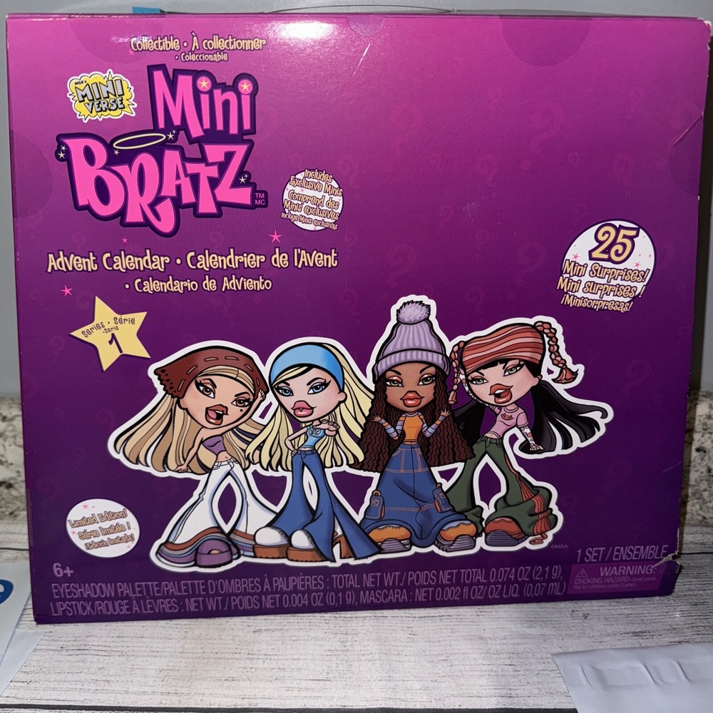 MGA's Miniverse Bratz Minis Advent Calendar  Y2K Nostalgia NEW Series 1